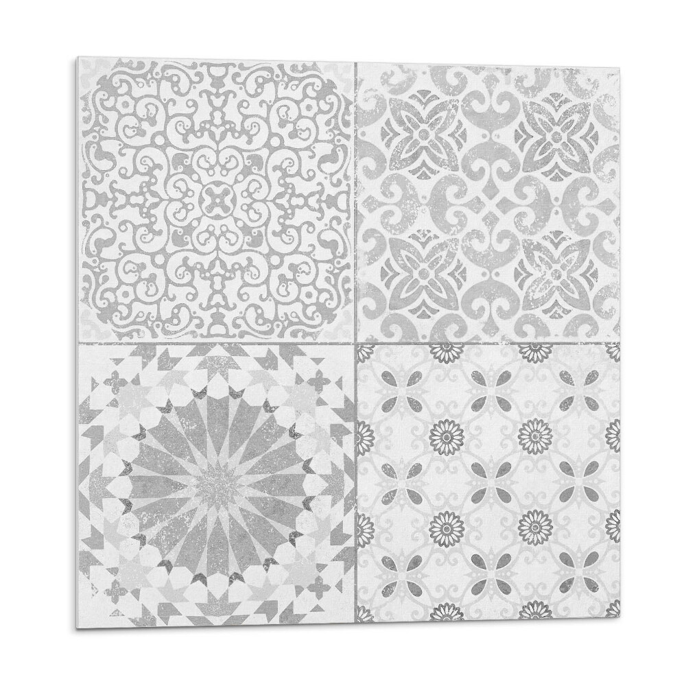 Panel ścienny Motyw geometryczno-kwiatowy