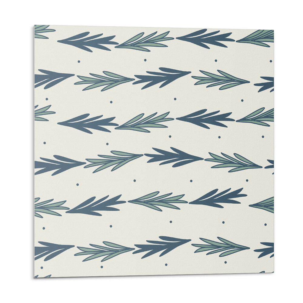 Panel dekoracyjny Liściasty wzór w powtarzającym się układzie