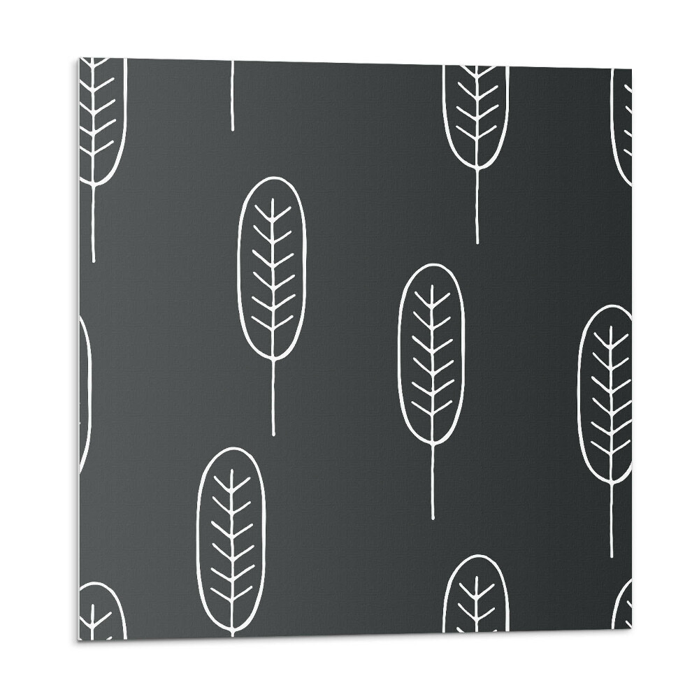 Panel ścienny Liście na kolorowym tle