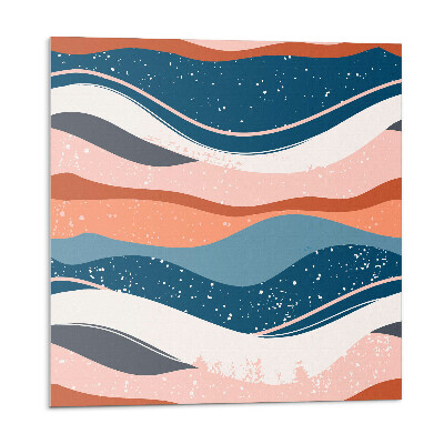 Panel dekoracyjny Abstrakcyjne fale w artystycznych kształtach