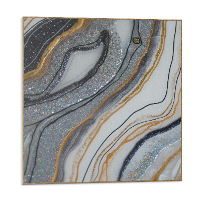 Panel ścienny pcv Abstrakcyjne fale z efektem świetlnym