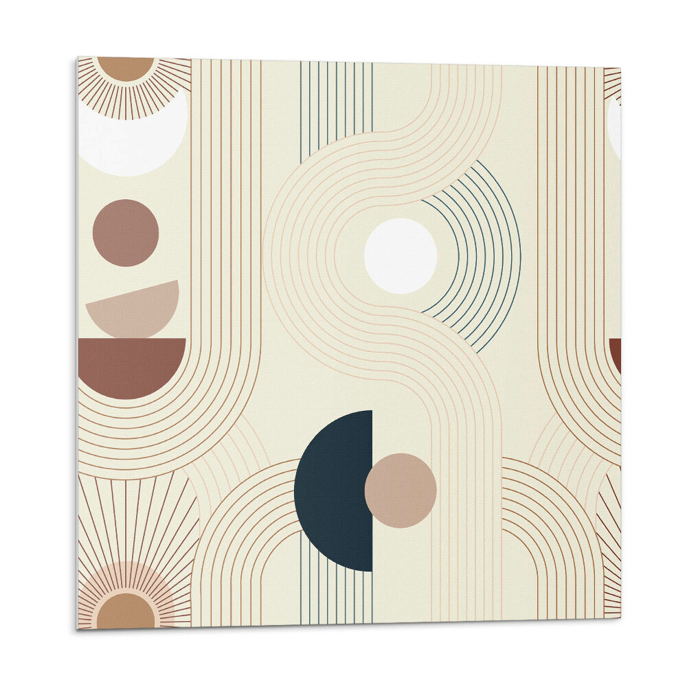 Panel dekoracyjny Abstrakcyjne wzory linii i form