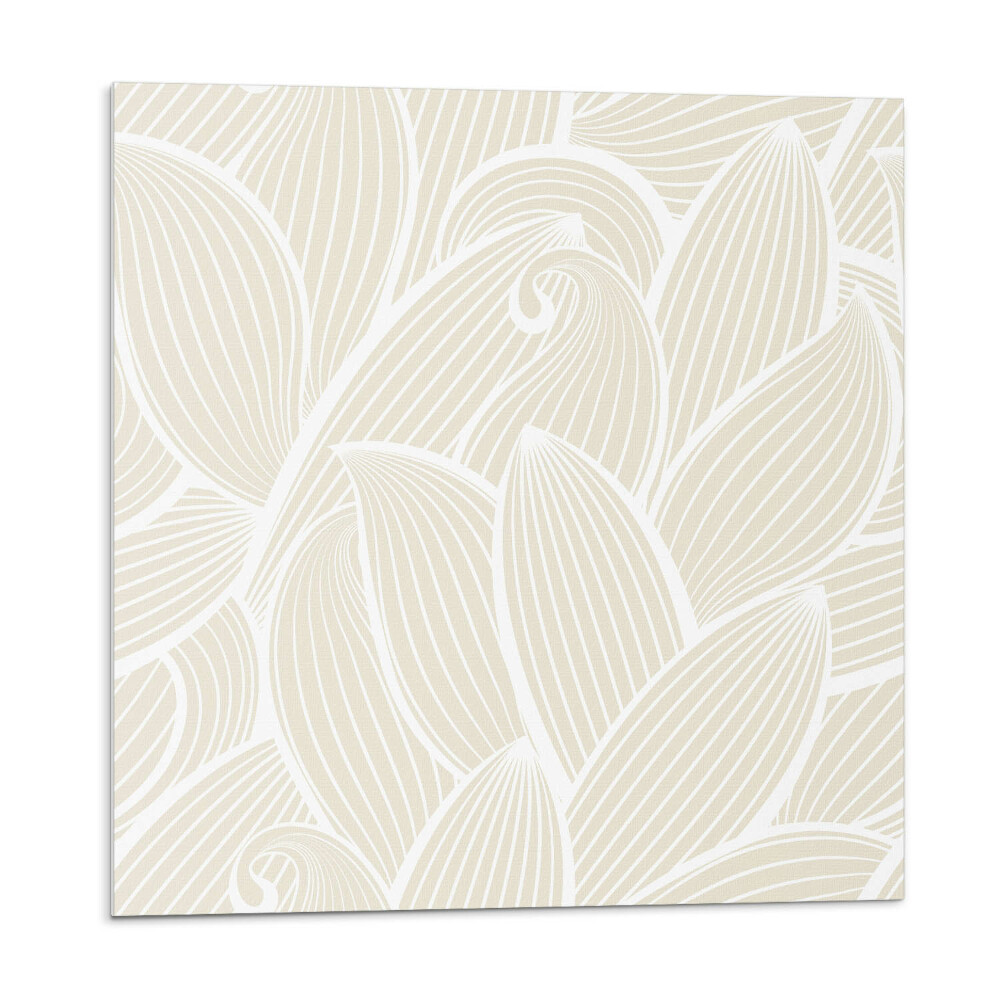 Panel ścienny pcv Subtelne liście w falujących wzorach