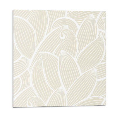 Panel ścienny pcv Subtelne liście w falujących wzorach