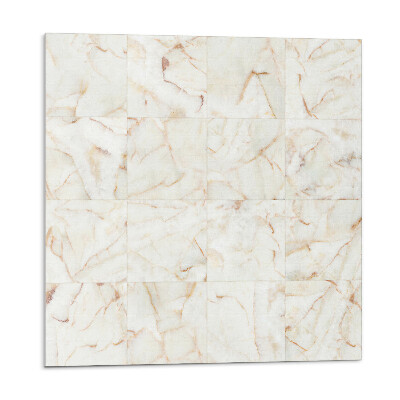 Panel dekoracyjny Marmurowe kafle w eleganckim stylu