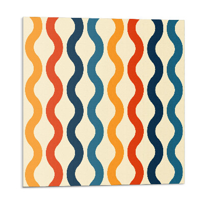 Płyta na ścianę Rytmiczne fale w harmonijnym układzie