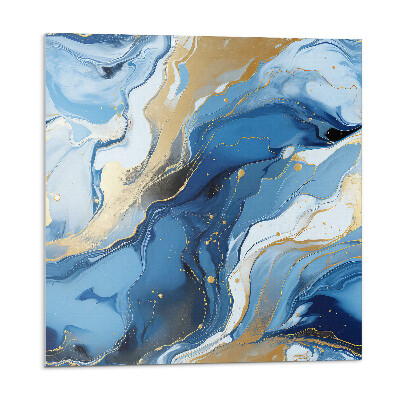 Panel ścienny Fale i plamy w abstrakcyjnym stylu