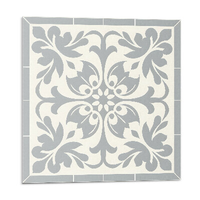 Panel ścienny Roślinny motyw na kafelkach