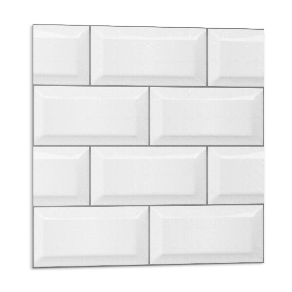 Płyta na ścianę Cegiełkowy układ w nowoczesnym stylu