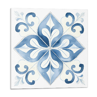 Panel ścienny Kwiatowy motyw na kafelkach