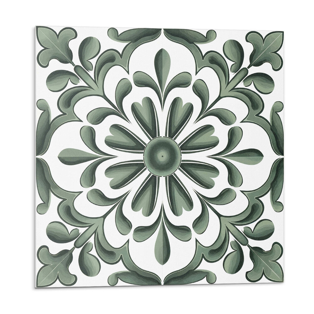 Płyta na ścianę Motyw roślinny w kole