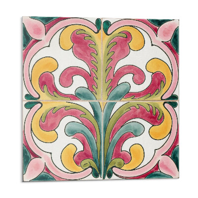 Płyta na ścianę Roślinne fale w harmonijnym stylu