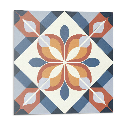 Panel ścienny pcv Kwiatowy motyw w geometrycznym stylu