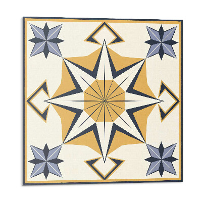 Panel dekoracyjny Kompasowy wzór z gwiazdami