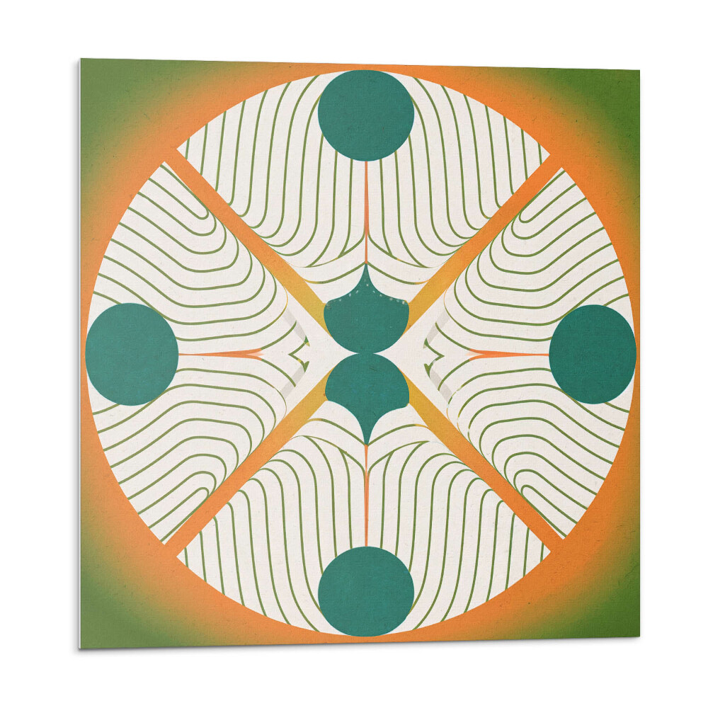 Panel ścienny pcv Abstrakcyjny motyw w kształcie okręgów