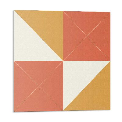 Panel ścienny Ciepłe geometryczne wzory