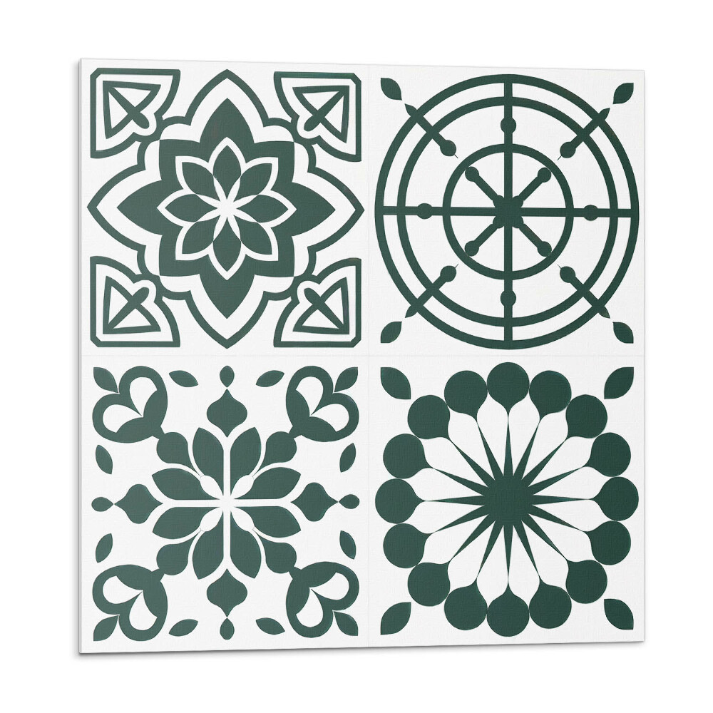 Panel ścienny Kwiatowo-geometriczny wzór