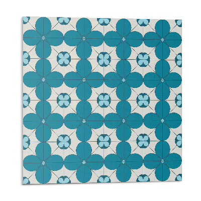 Panel dekoracyjny Kwiatowy motyw w geometrycznych kształtach