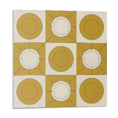 Panel ścienny Nowoczesny motyw z okrągłymi kształtami