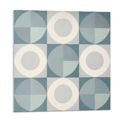 Płyta na ścianę Kształty i okręgi w harmonii