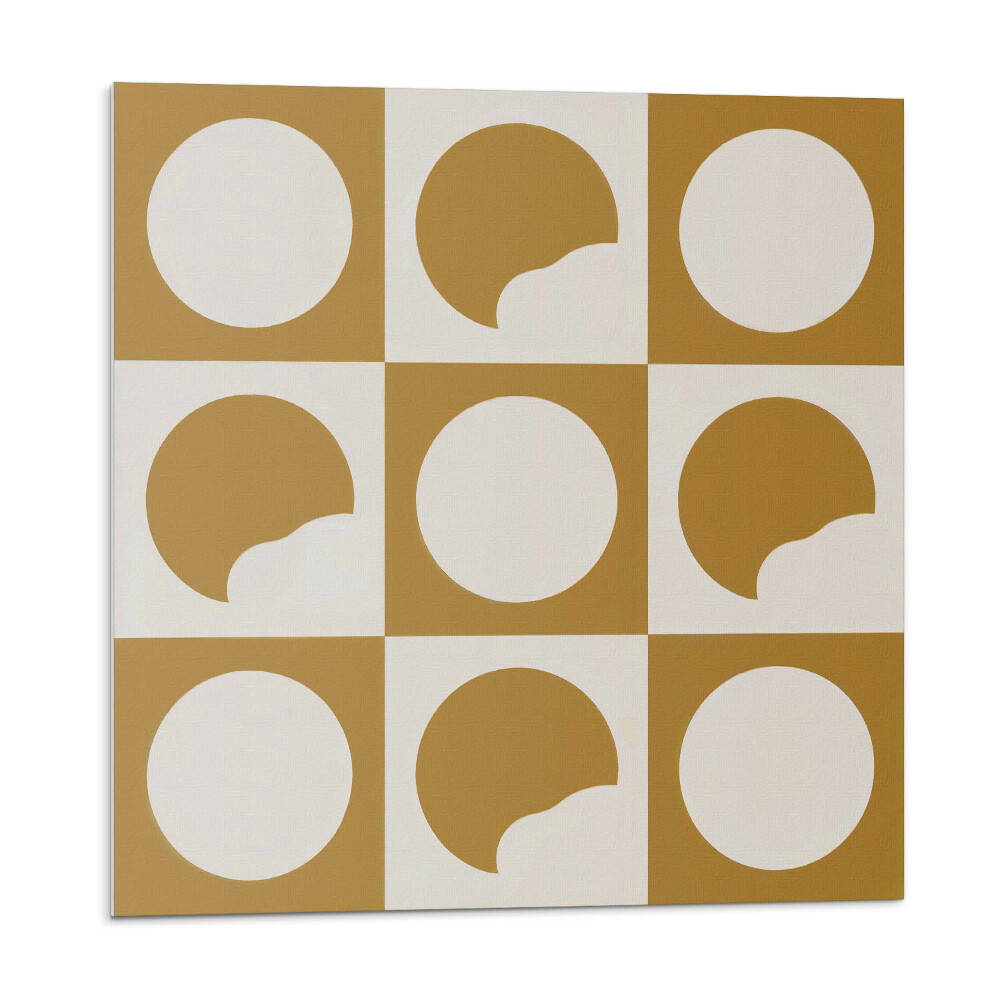 Panel ścienny pcv Abstrakcyjne okręgi z prześwitami