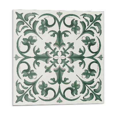 Płyta na ścianę Roślinny motyw z kwiatowymi detalami