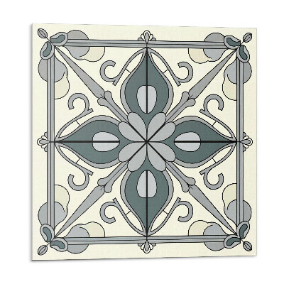 Panel ścienny Kwiatowy motyw z dekoracyjnymi detalami