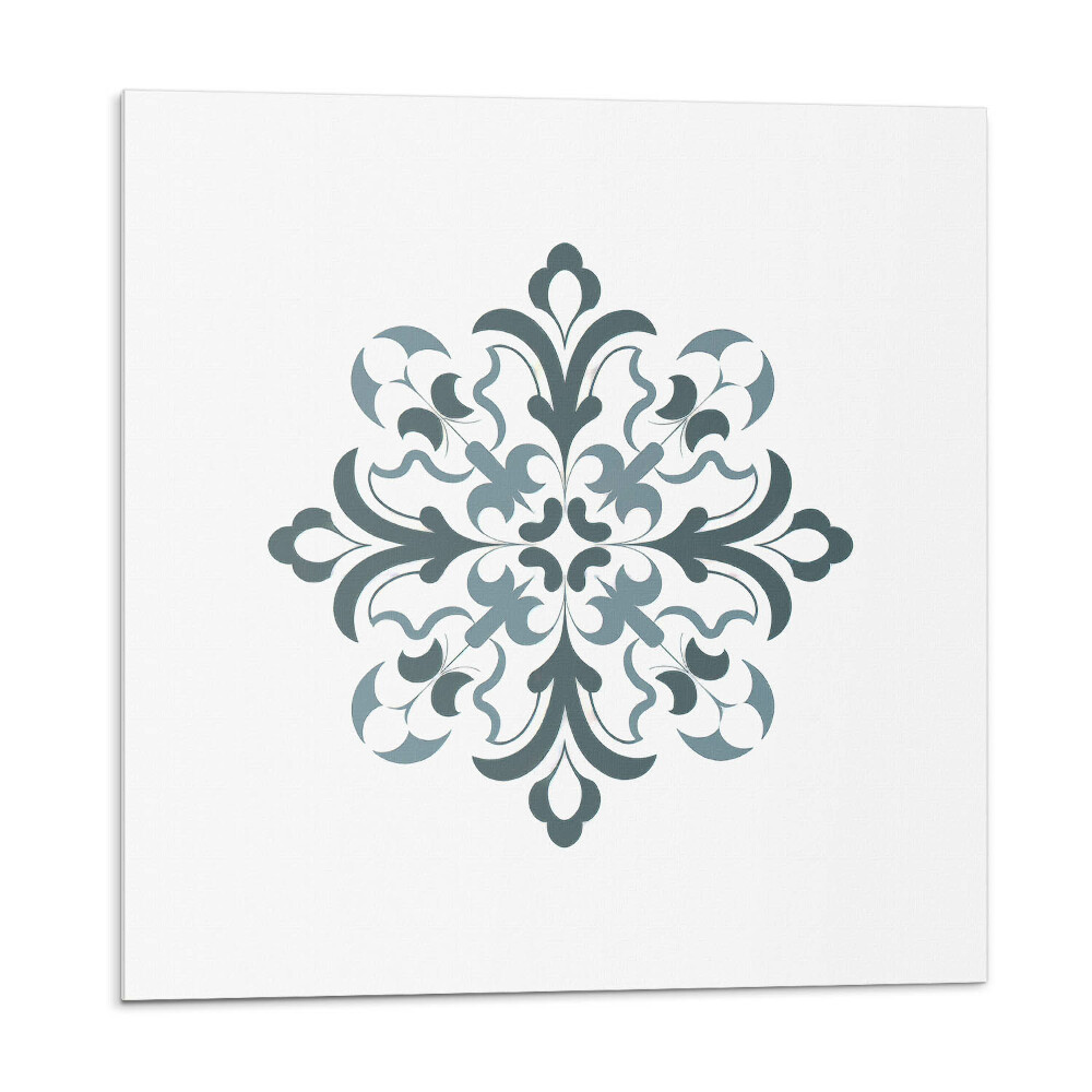 Płyta na ścianę Kwiatowy motyw w harmonijnej symetrii