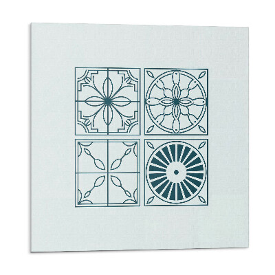 Panel dekoracyjny Kaflowe wzory w geometrycznym stylu