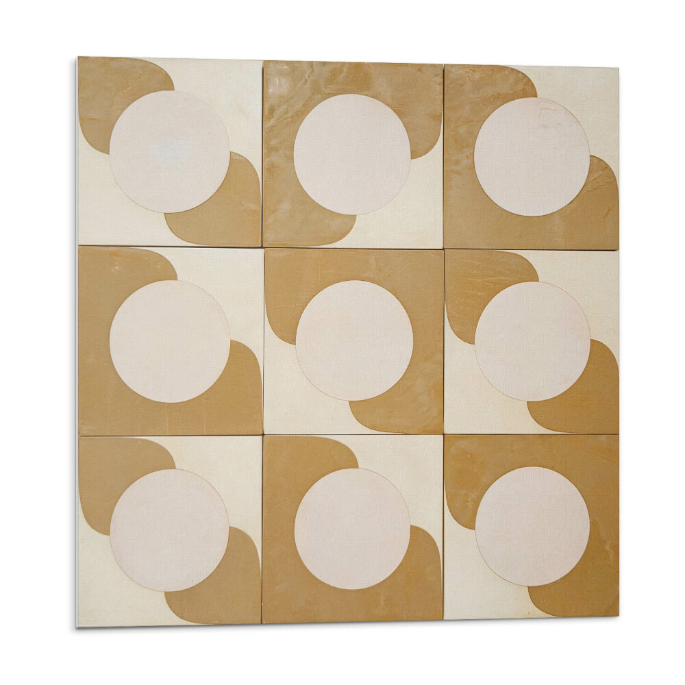 Panel dekoracyjny Wzór geometrycznych kół i łuków