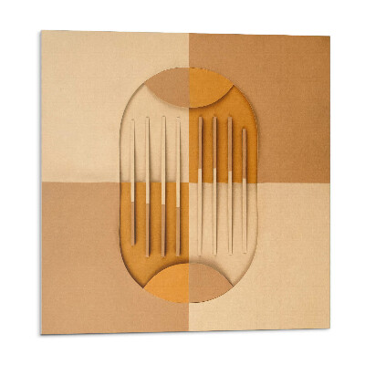 Panel ścienny Geometryczny motyw z teksturą