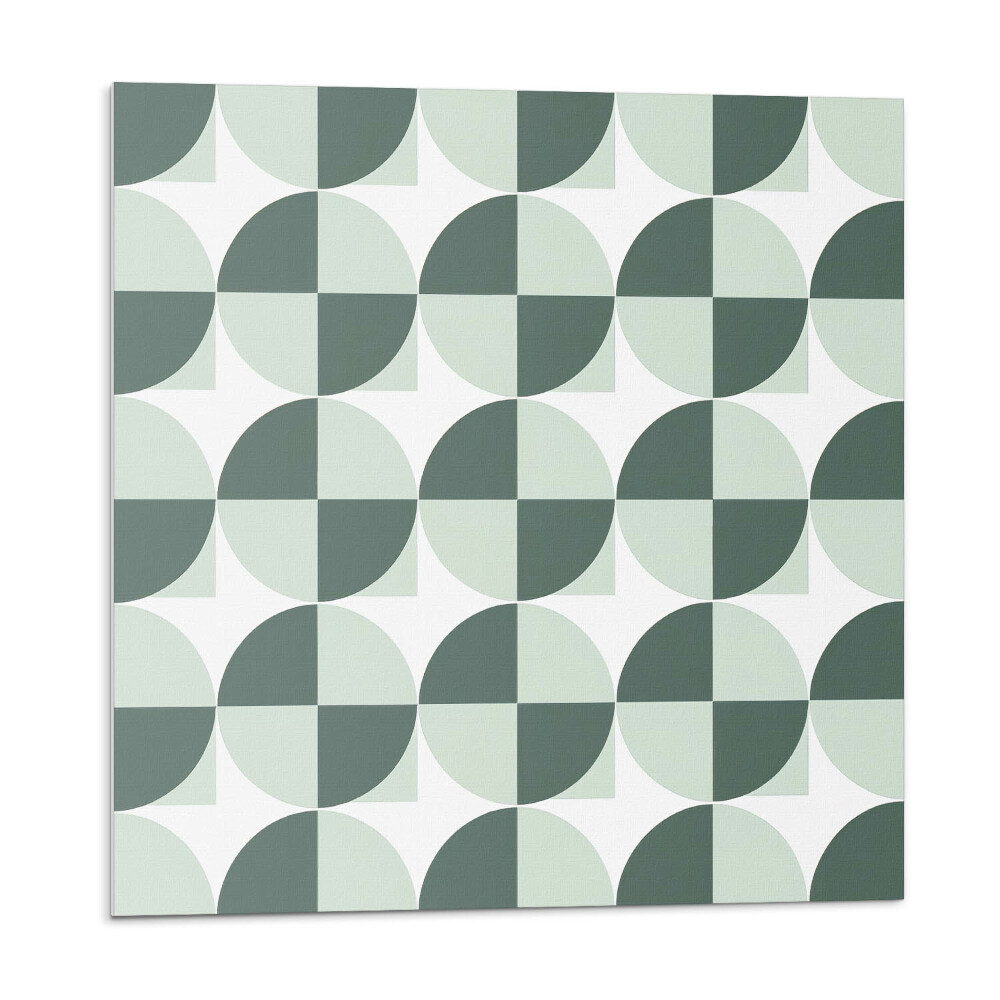 Panel ścienny Okręgi i kwadraty w geometrycznym stylu