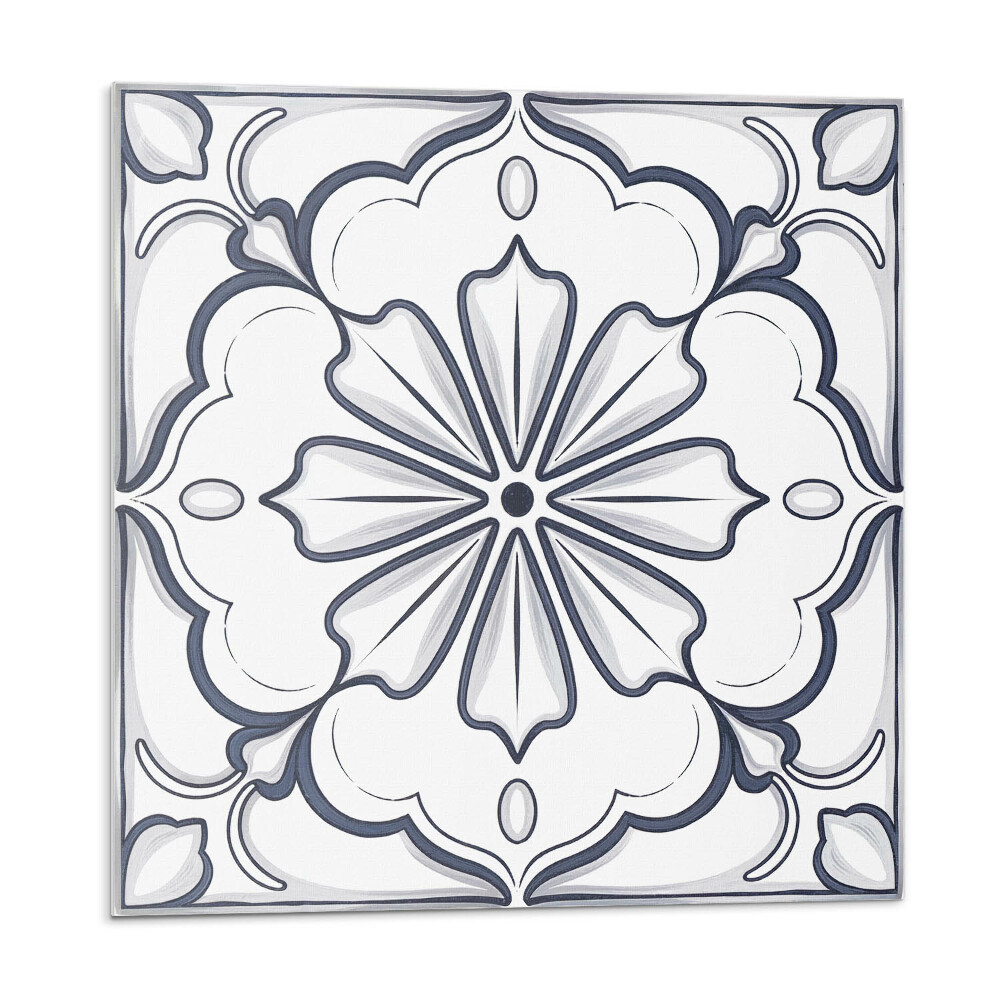 Panel ścienny Kwiatowy motyw na kafelku