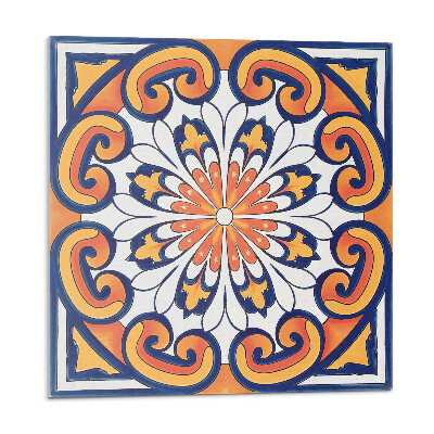 Płyta na ścianę Kwiatowy motyw na kolorowym tle