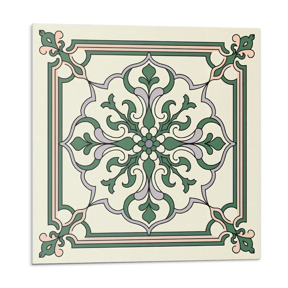 Panel ścienny pcv Kwiatowy motyw z dekoracyjnymi detalami