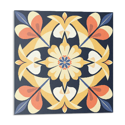 Panel ścienny pcv Kwiatowa mandala w kolorach natury