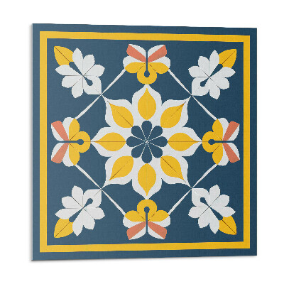 Płyta na ścianę Kwiatowa harmonia w symetrii