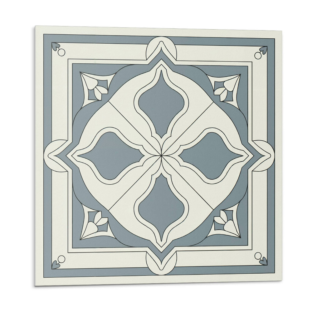 Panel dekoracyjny Kwiatowy motyw na ceramice