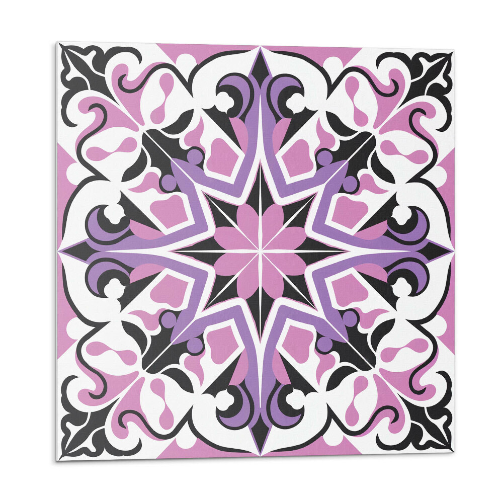 Panel ścienny pcv Kwiatowe motywy w formie gwiazd