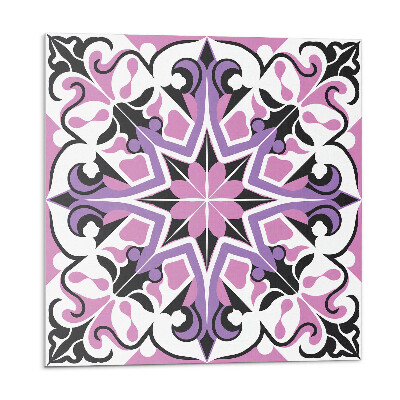 Panel ścienny pcv Kwiatowe motywy w formie gwiazd