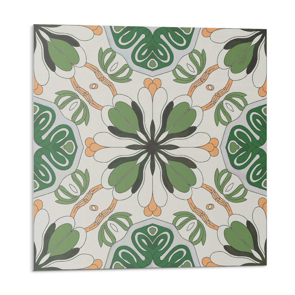 Panel ścienny pcv Kwiatowa harmonia w symetrii