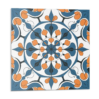 Panel dekoracyjny Kwiatowa mandala w stylu etnicznym