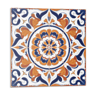 Panel ścienny Kwiatowy motyw w kole