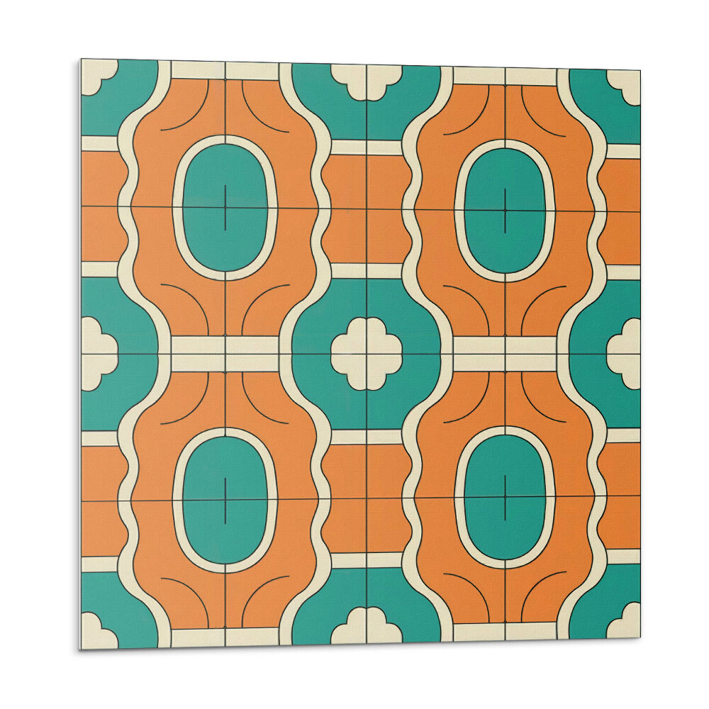 Panel ścienny pcv Wzór w kratkę o geometrycznym stylu