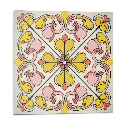 Panel ścienny Kwiatowy motyw z dekoracyjnymi detalami