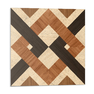 Panel ścienny pcv Geometryczny motyw drewniany