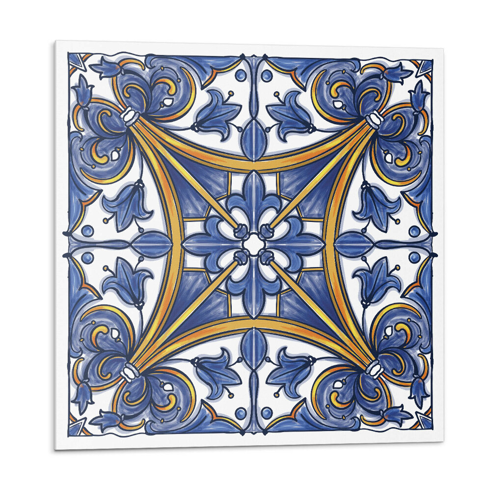 Płyta na ścianę Roślinne ornamenty w harmonijnym stylu