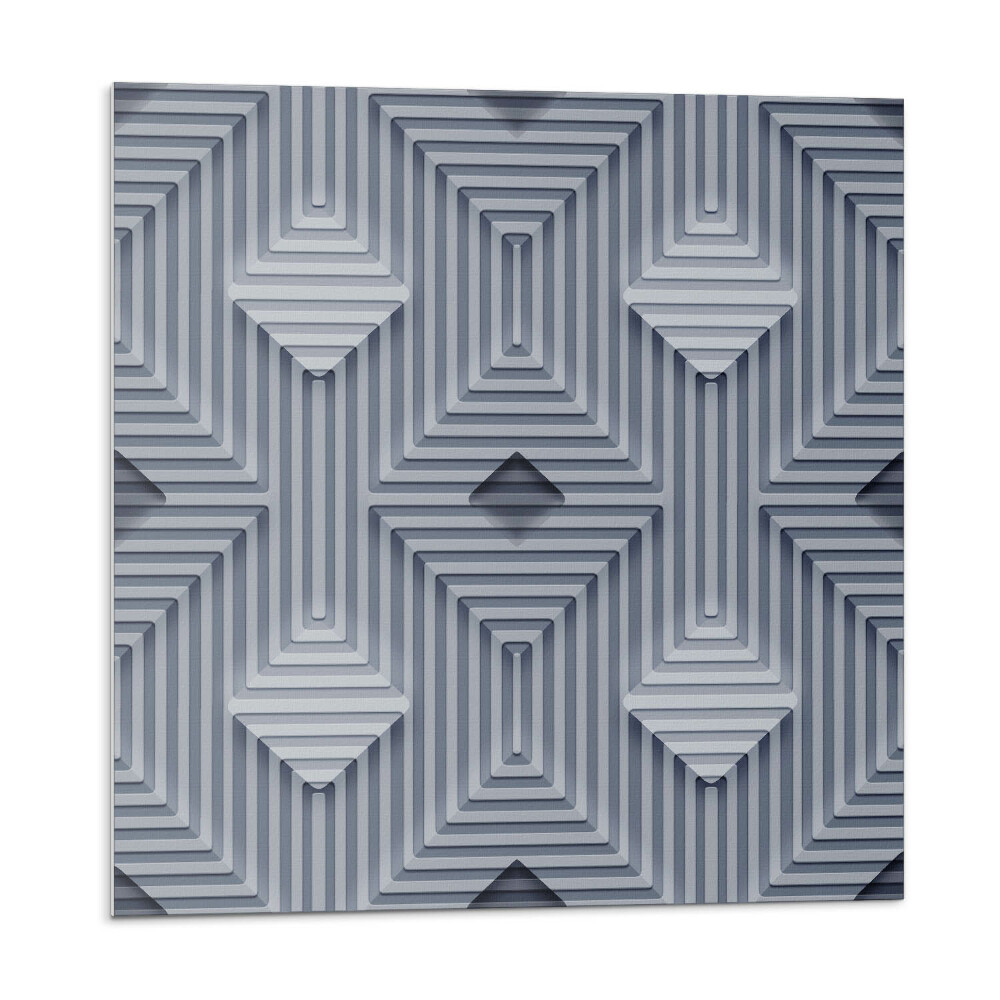 Płyta na ścianę Złożony wzór kształtów geometrycznych