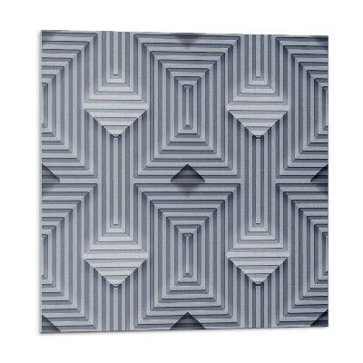 Płyta na ścianę Złożony wzór kształtów geometrycznych