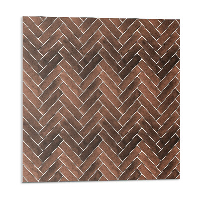 Panel ścienny pcv Wzór jodełkowy z drewnianymi akcentami